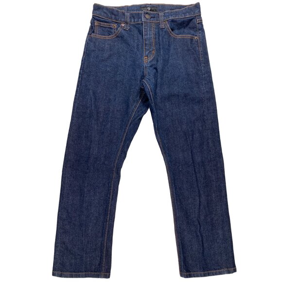 Jil Sander x Uniqlo +J Slim Cropped Selvedge Jeans mens size 28x24.5 - Picture 1 of 8
